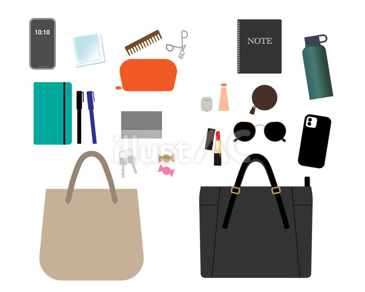 ミニマリストのバッグの中身What's in my bag?ぜいたくゆるミニマリスト