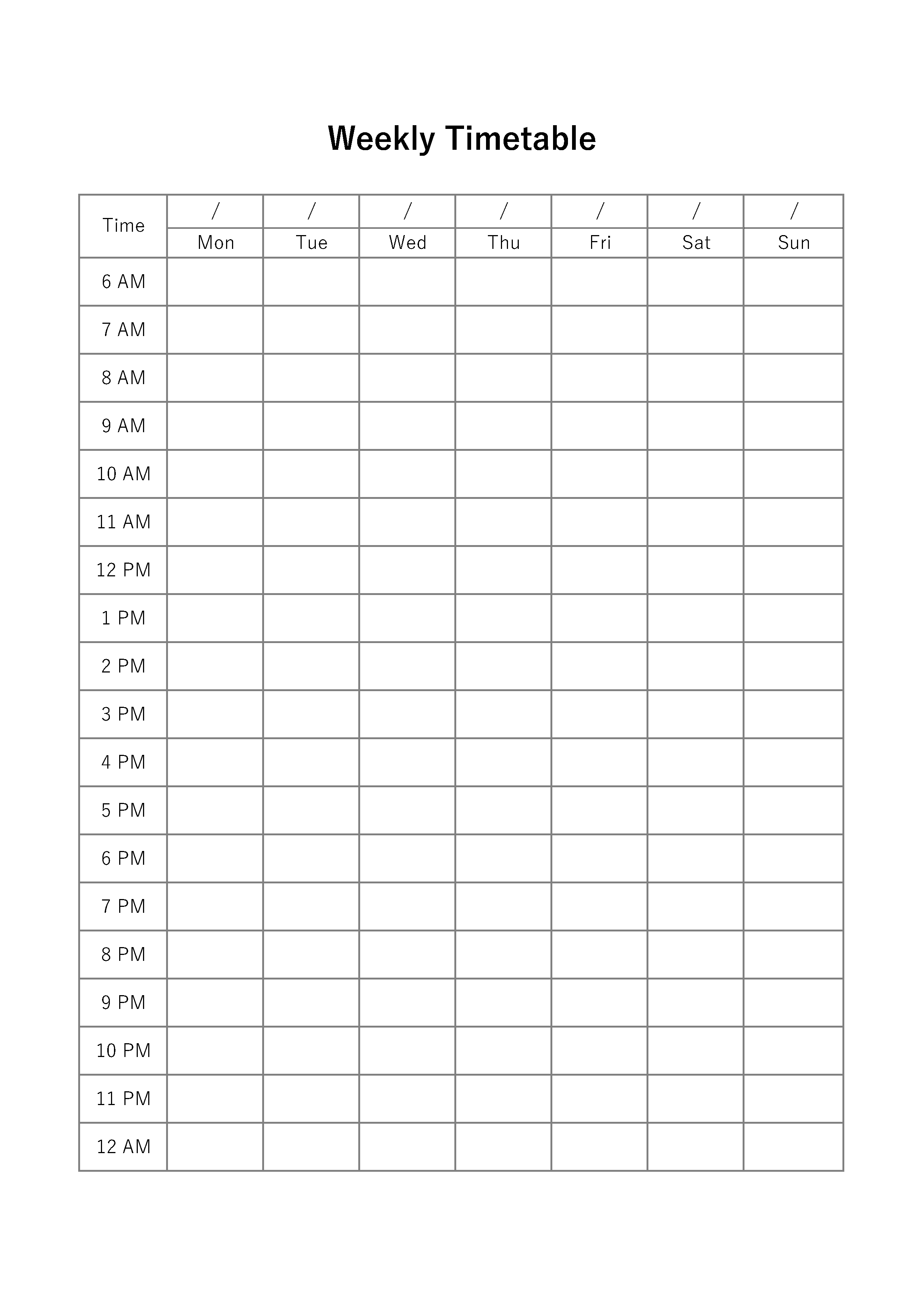 パーティー タイム スケジュール - 無料テンプレート公開中 - 楽しもう Office