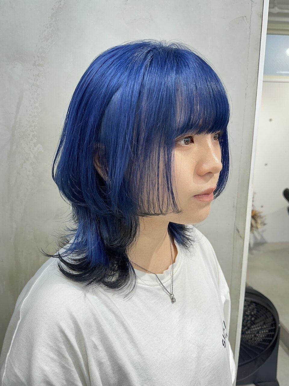 ブルーラベンダー インナーカラー ブルーカラーACT 十条店 アクト ジュウジョウテン のヘアスタイル美容院・美容室を予約するなら楽天ビューティ