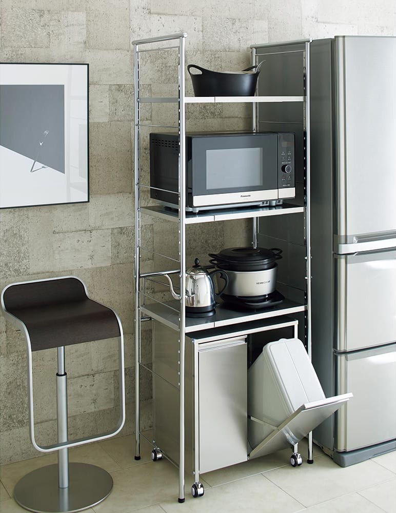 電子レンジの上に物を置いても大丈夫? レンジ上収納におすすめのラック・台イエコレクション iecolleインテリア、雑貨情報が満載のWEBメディア