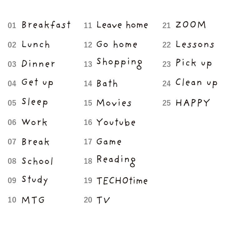 英語で書ける家計簿゜・*:ＯＬの手帳好き:*・゜ - 楽天ブログ