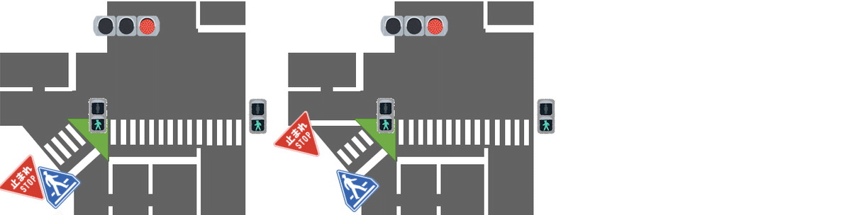左折可 道路標識写真 その他の標示板等