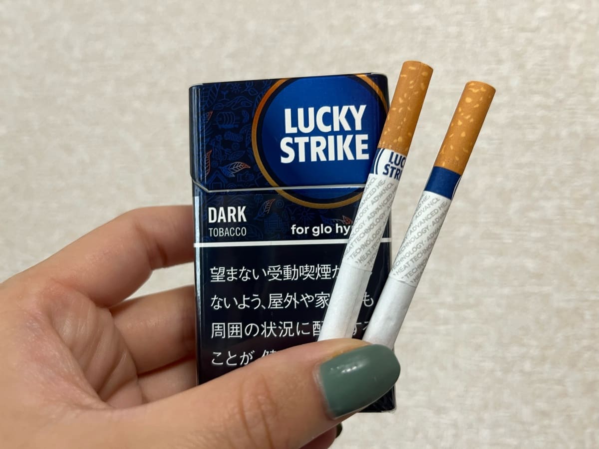 グローハイパープラス LUCKY STRIKE ラッキー・ストライク ダークタバコとリッチタバコ2種類を先行レビュ