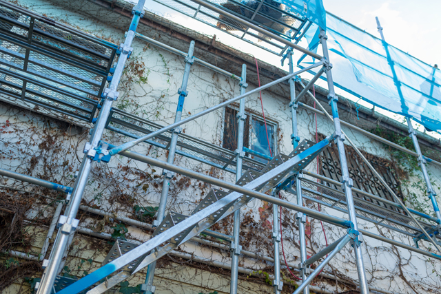 足場解体は早い時間でサッと完了です！ 静岡県富士市- YouTube