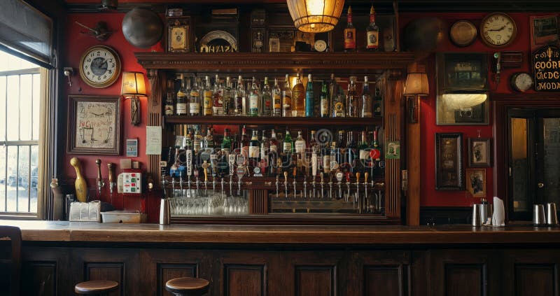 バーカウンター-ANTIKAとモダン