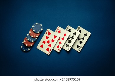 フォーカード ポーカーの写真素材77423353- PIXTA