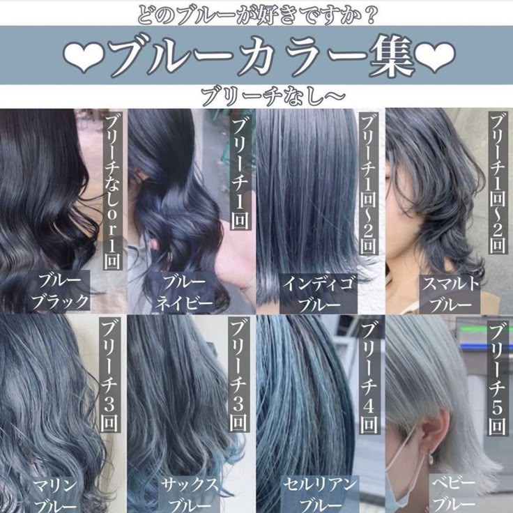 Ancelsロイヤルブルー 使用例AncelsColorButter-エンシェールズカラーバタ