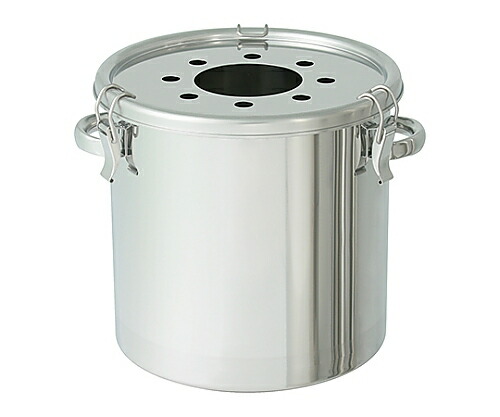 日東金属工業 ボールバルブ付ステンレス密閉容器 平鋼脚付 15L CTHV-FL-27 通販 フォレストウェイ