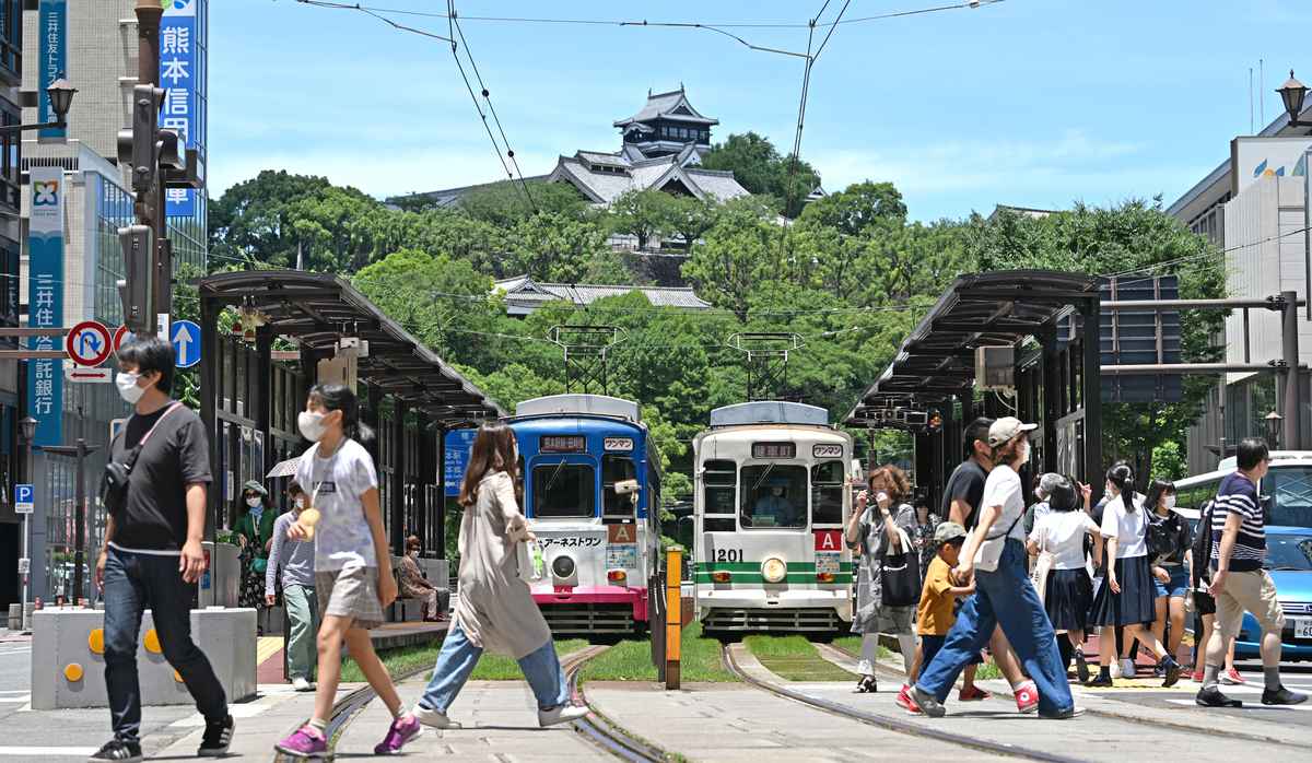 地元メディアで頻繁に登場する【熊本随一の目抜き通り・通町筋】熊本城おすすめ撮影スポット（２）