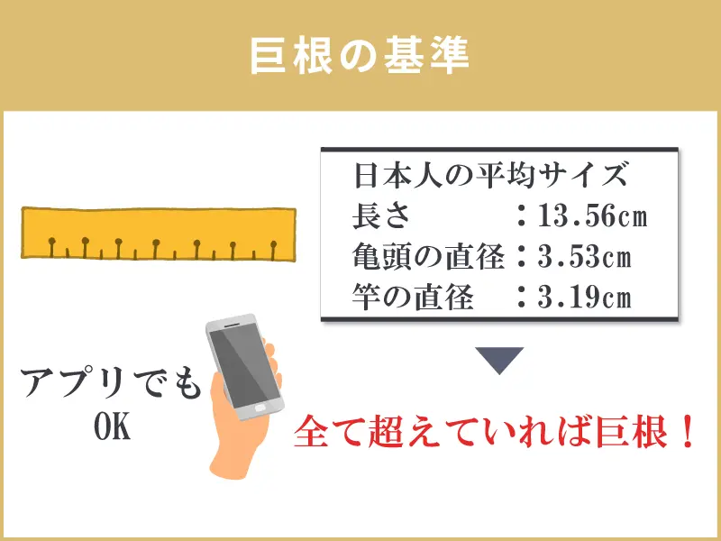 巨根サイズはどこから？】15cm以上、500円玉より太ければデカチンと言える｜あんしん通販コラム