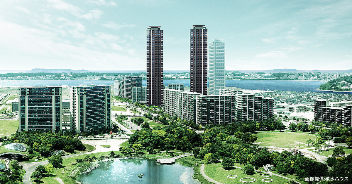 福岡最高層のツインタワマン！地上48階「アイランドシティ オーシャン＆フォレストタワーレジデンス」の建設状況 2021.12.22: 超高層 マンション・超高層ビル