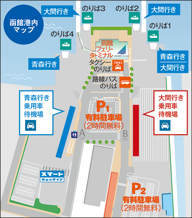 函館フェリーターミナル津軽海峡フェリー株式会社