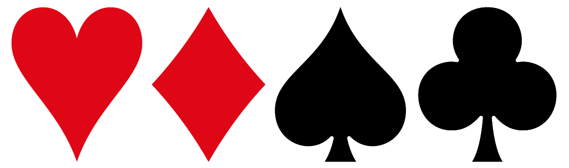 トランプ・クローバーのイラスト無料のフリー素材 イラストエイト