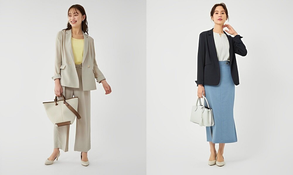 楽天市場 オフィスカジュアル 夏 レディースの通販