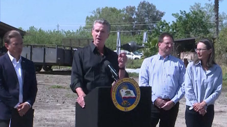 カリフォルニア州産品は報復除外を、知事が各国に「対話」アピール - Bloomberg