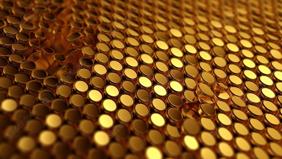 プレゼンテーション用の無料金属のテクスチャパワーポイント背景 - Slidesdocs.com