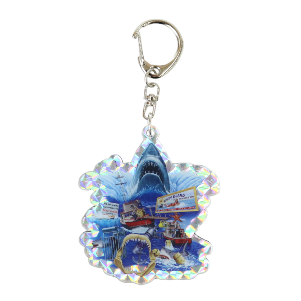 ジョーズ キーチェーンホルダー USJ JAWS マスコットキーチェーン お土産 グッズ ユニバ 公式