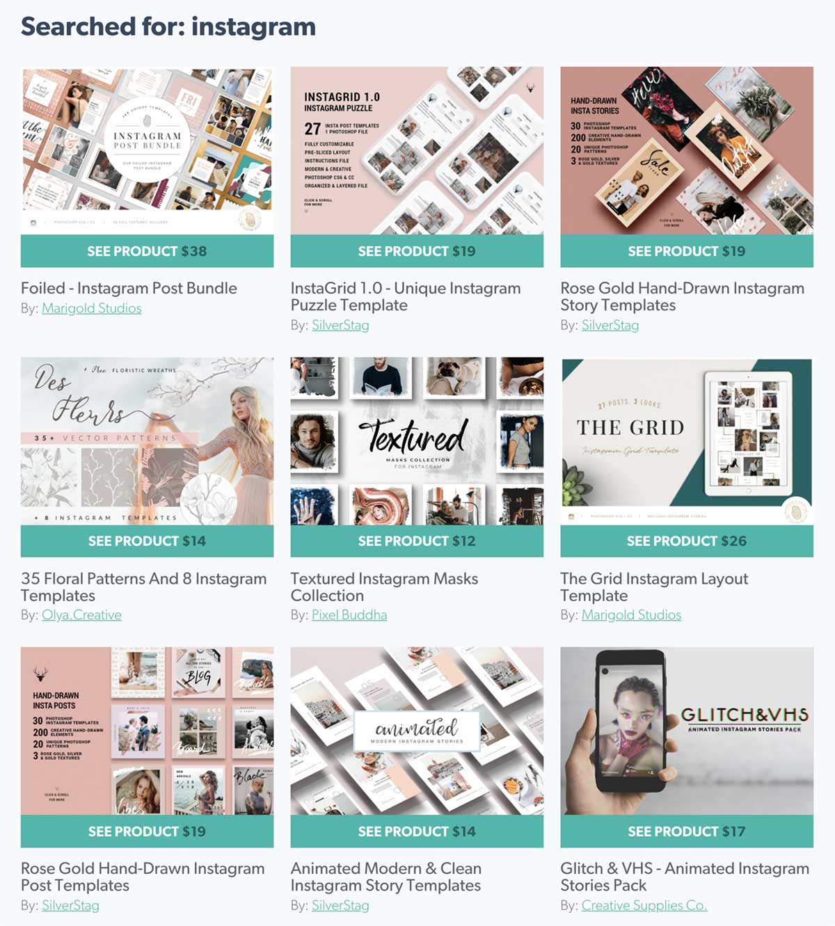 Instagram投稿テンプレートuiuxアプリPremiumベクトル素材