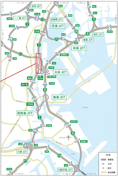 高速道路地図関東版あべっちチューブ