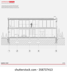 立面図に影をつける 立面図の表現方法手描きパースの描き方のコツと水彩画