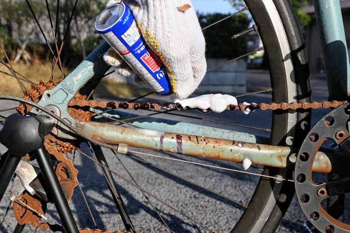 錆を簡単に落とす方法」自転車チェーンのサビ復活DIY茂木和哉のスプレーは凄すぎる。DIYゆうだい
