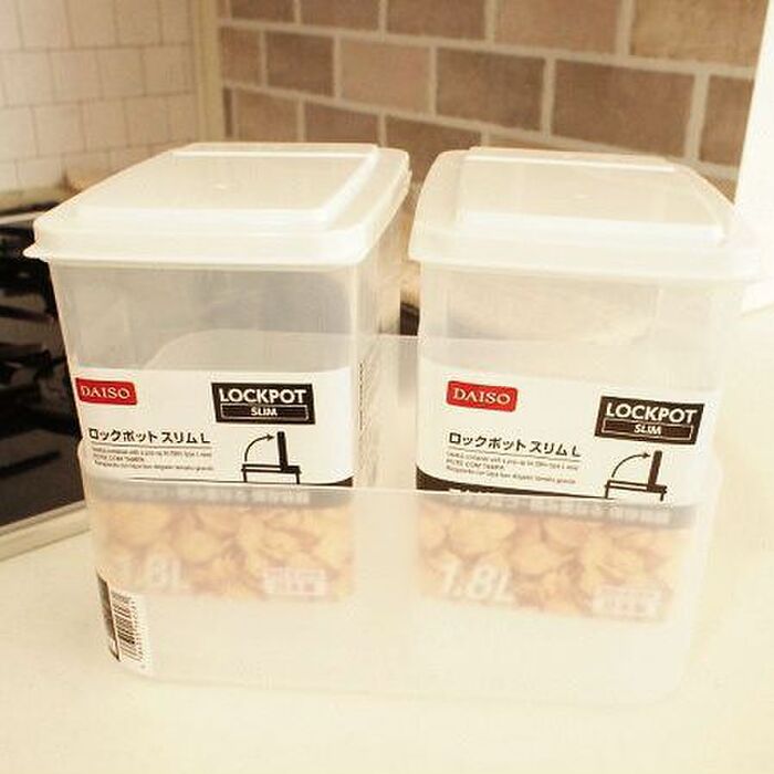 ダイソー：ロックポットスクエアＬの口コミやレビュー買い物レポ暮らしニスタ