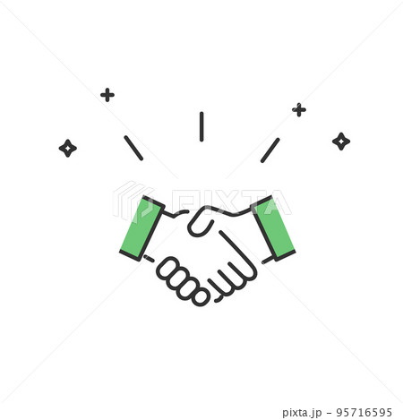 お客様のアイコン。ベクトル イラストのスタイルは、黒、グレー、緑、青のカラー バリエーションを持つフラット象徴的な顧客のシンボルです。Webとソフトウェアのインタ フェースの設計されています。のイラスト素材・ベクター Image 85208883