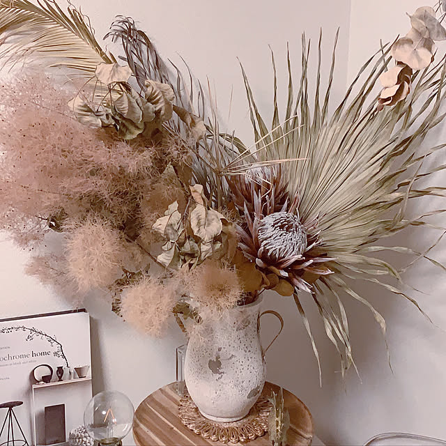 リビストニアとプロテアの大きな壁掛けオブジェの通販 by mielcitron shopラクマ