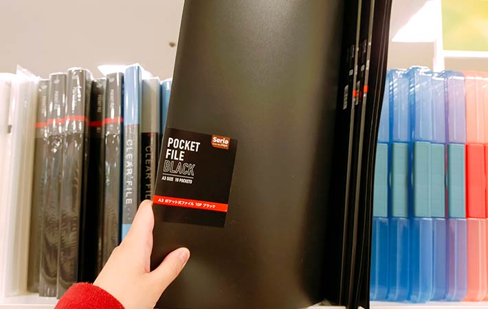 ミニ蛇腹ファイル おすそ分けファイル ハンドメイド セリア - メルカリ