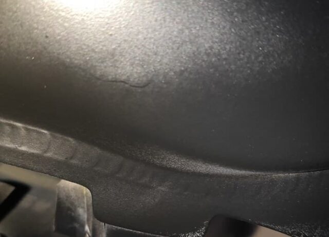 カスタムペイント工程 ビューエル S1 社外アルミタンク ヘアライン素地飴色塗装店