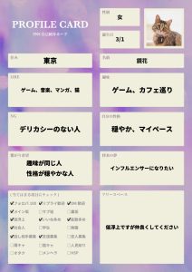 インスタストーリー 自己紹介カード ロック画TikTok