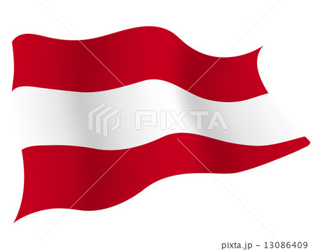 オーストリアの国旗 - 世界の国旗