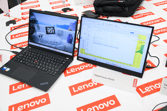 レノボ、36,000円の14型フルHDモバイルモニター「ThinkVision M14」 - 価格.com