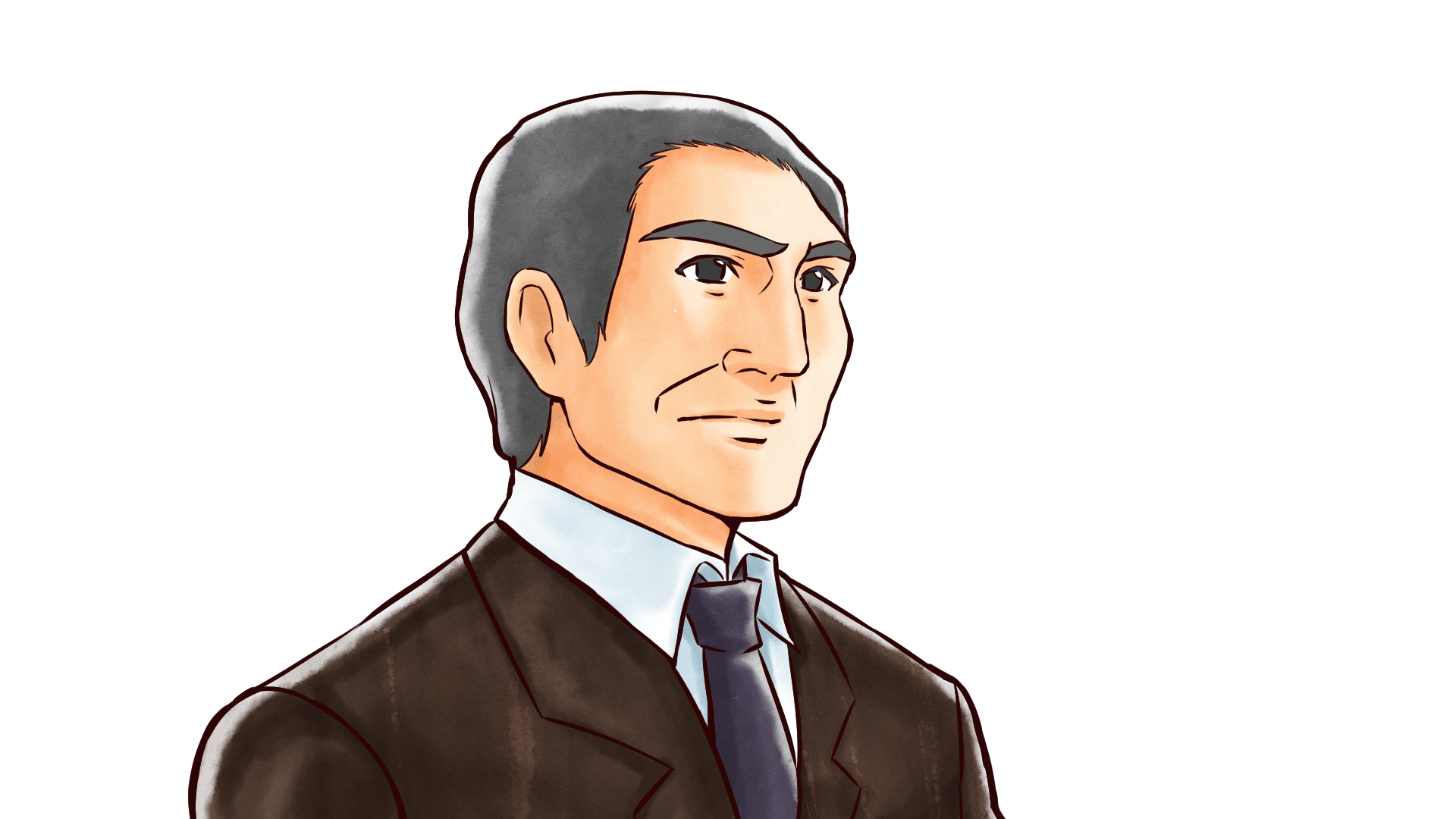 落胆する男性社長のイラスト素材FYI05051489ストックフォトの Qlean Market キュリンマーケット