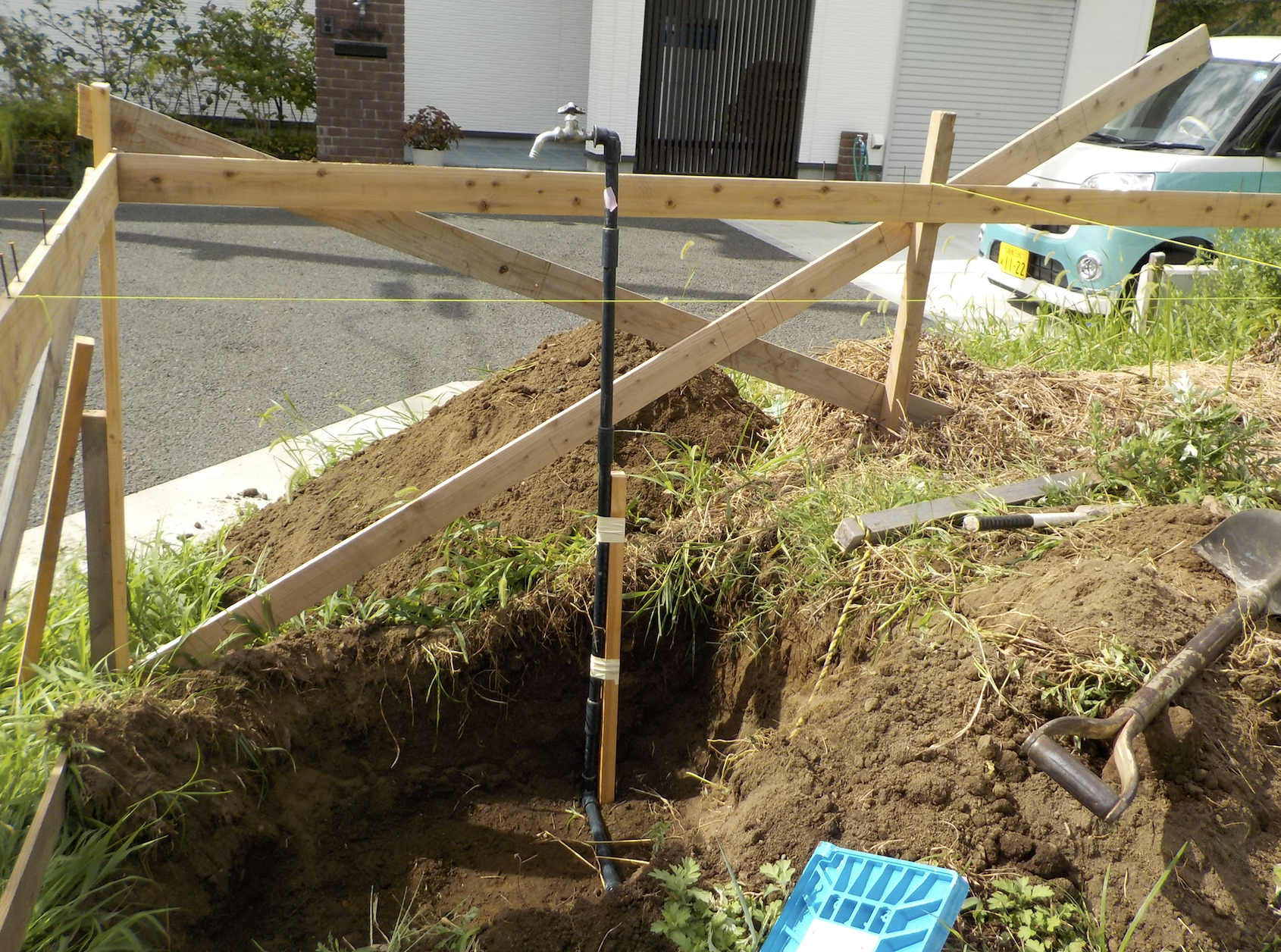 仮設水道引き込み工事 : 夢は夢の先