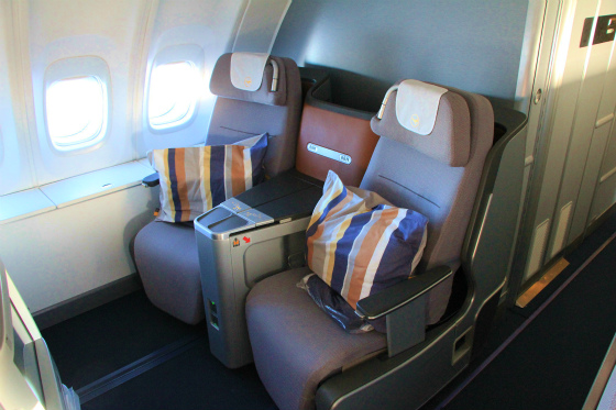 ルフトハンザ航空ビジネスクラスSan Franciscoのひとりごと ３