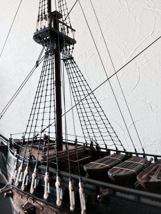 見張り台 帆船 マスト 青空の写真素材 - PIXTA