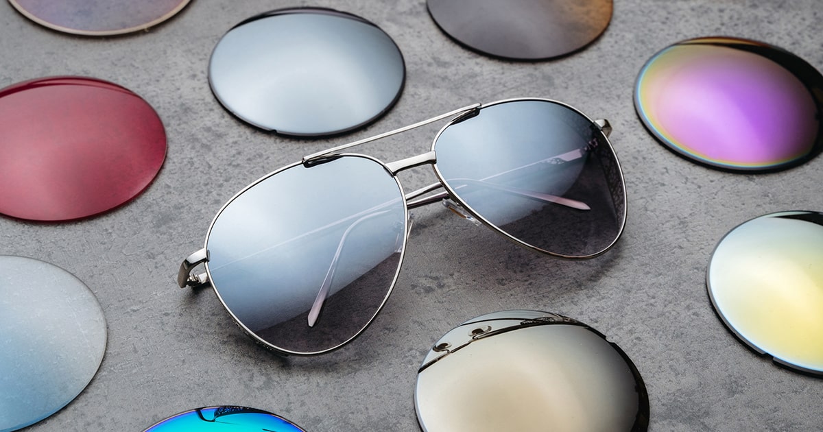 カラーレンズ-度なし 光沢ありメガネのレンズ交換.ねっと