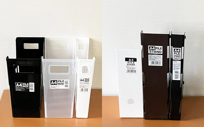 セリア×カインズ 書類整理が楽！投げ込み収納にぴったりのアイテム&あんふぁん