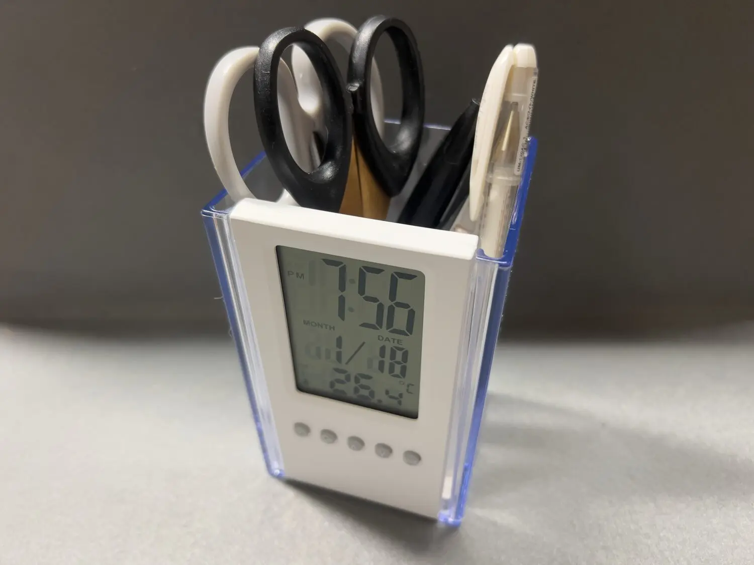 DAISO ダイソー でミラーデジタル時計・デジタル温湿度計・デジタル時計を買ってみました。100均のメモ