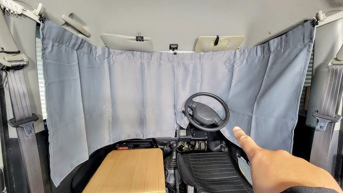 車 カーテン リア フロント 運転席 取り付け 間仕切り サンシェード 車中泊 日よけ 紫外線 UVカット ブラック 飛沫防止 感染対策 着替え :MARYPLUS - 通販 - Yahoo!ショッピング