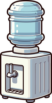 ウォーターサーバーのイラスト素材・ベクター Image 125892669
