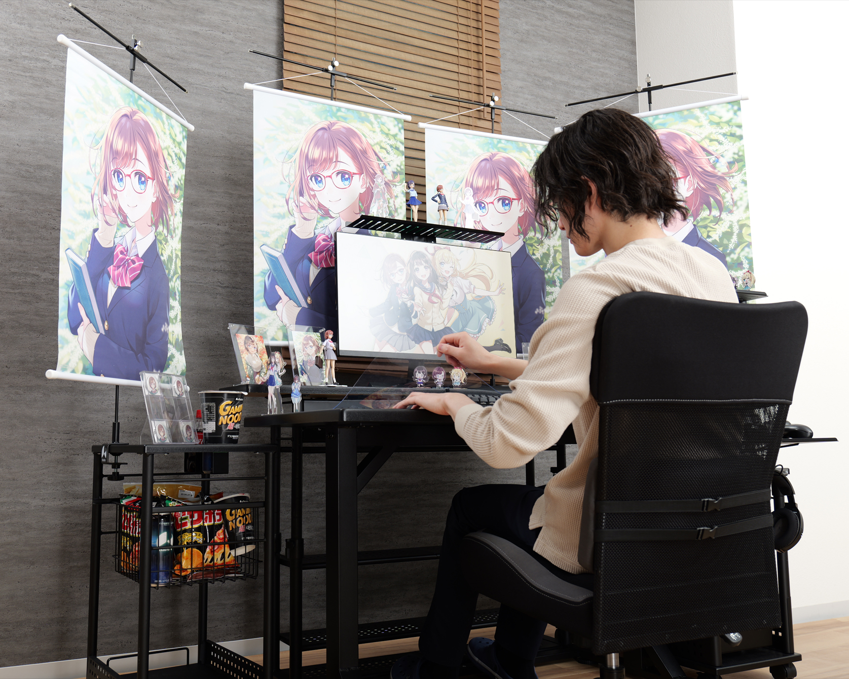 デスクツアー 2024年5月版フリーランスになりたてのデスク環境紹介 部屋紹介- みずまるブログ