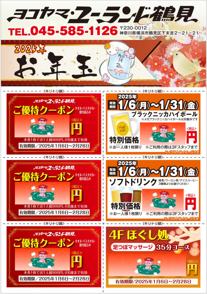 千葉県】天然温泉湯〜ねるソフトドリンク無料券10枚&タオルレンタル無料券10枚｜Yahoo!フリマ（旧PayPayフリマ）