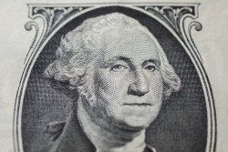 目とピラミッドアメリカのドル紙幣に神秘的なフリーメーソンの兆候 ストックフォト - Getty Images