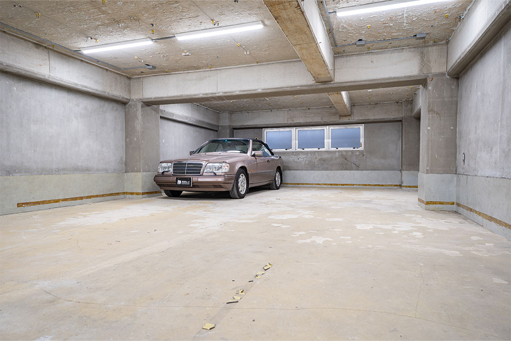 サンダーバードガレージ!? ― 庭にカモフラージュされた駐車場「Cardok」えん乗り