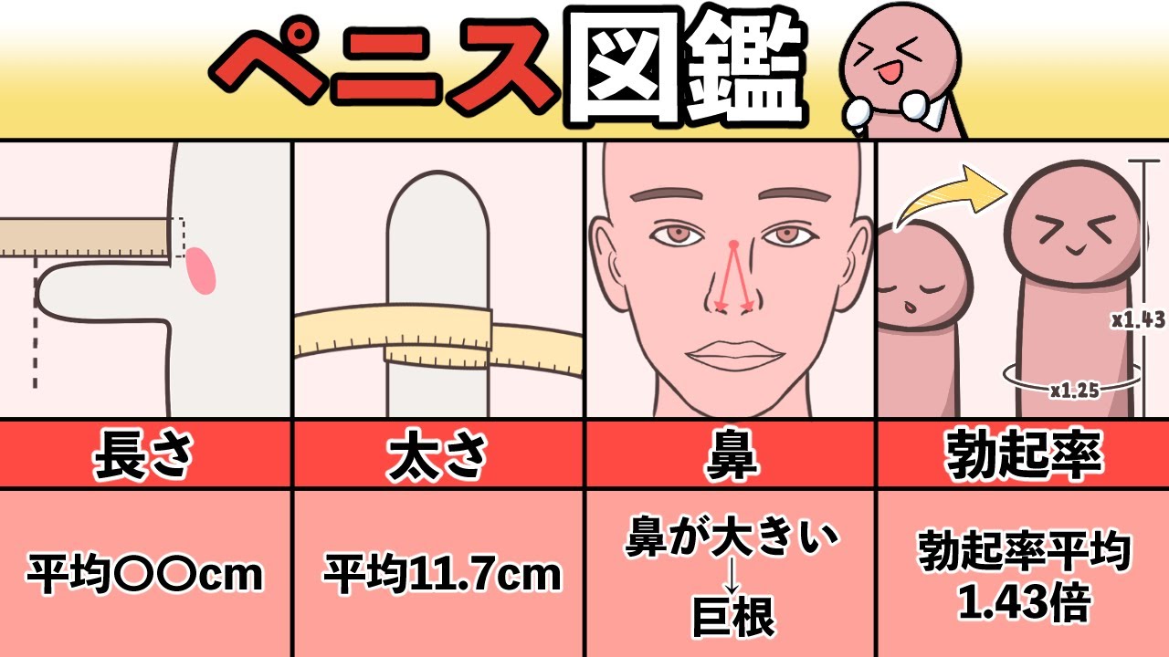 男性器のサイズで色分けした世界地図 - GIGAZINE