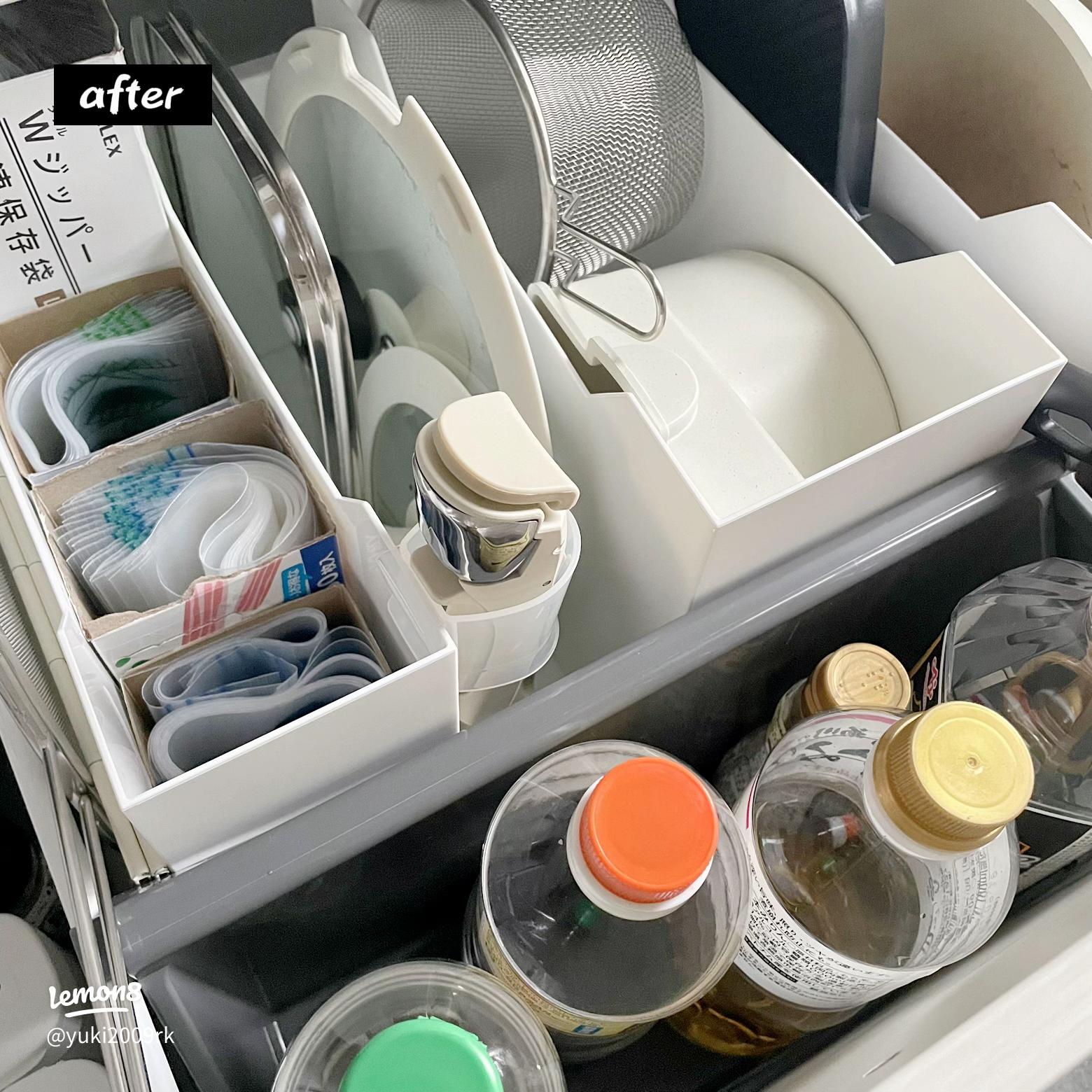 かさばりがちな 鍋・鍋蓋・フライパン がすっきり片付く！収納アイデア集キナリノ