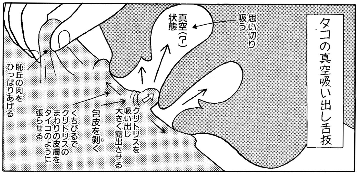 図解説明】初めてでもできる女がイキまくるクンニの舐め方・テクニック