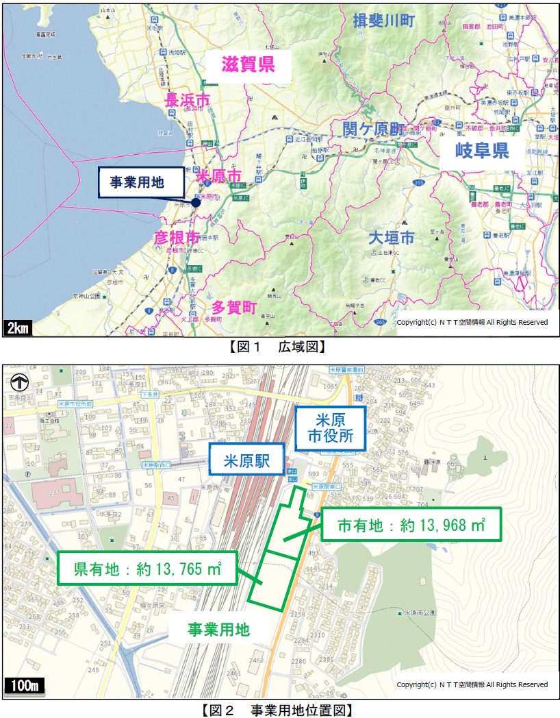 米原駅東口周辺まちづくりを語る隈研吾さん平尾道雄市長